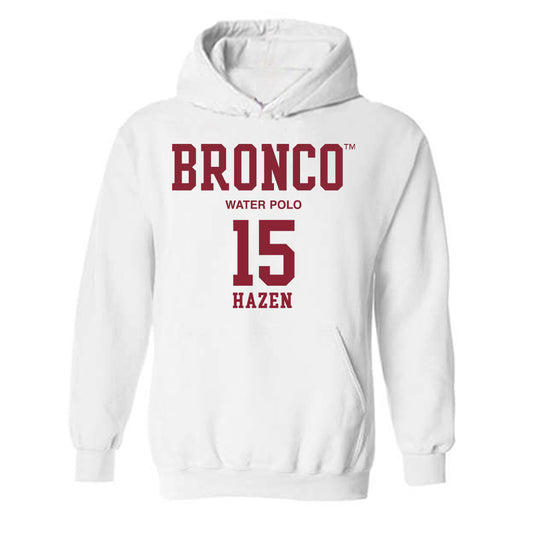 SCU - NCAA Men's Water Polo : Dylan Hazen - Classic Fashion Shersey Hooded Sweatshirt-0