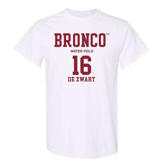 SCU - NCAA Men's Water Polo : Jamie De Zwart - Classic Fashion Shersey T-Shirt-0
