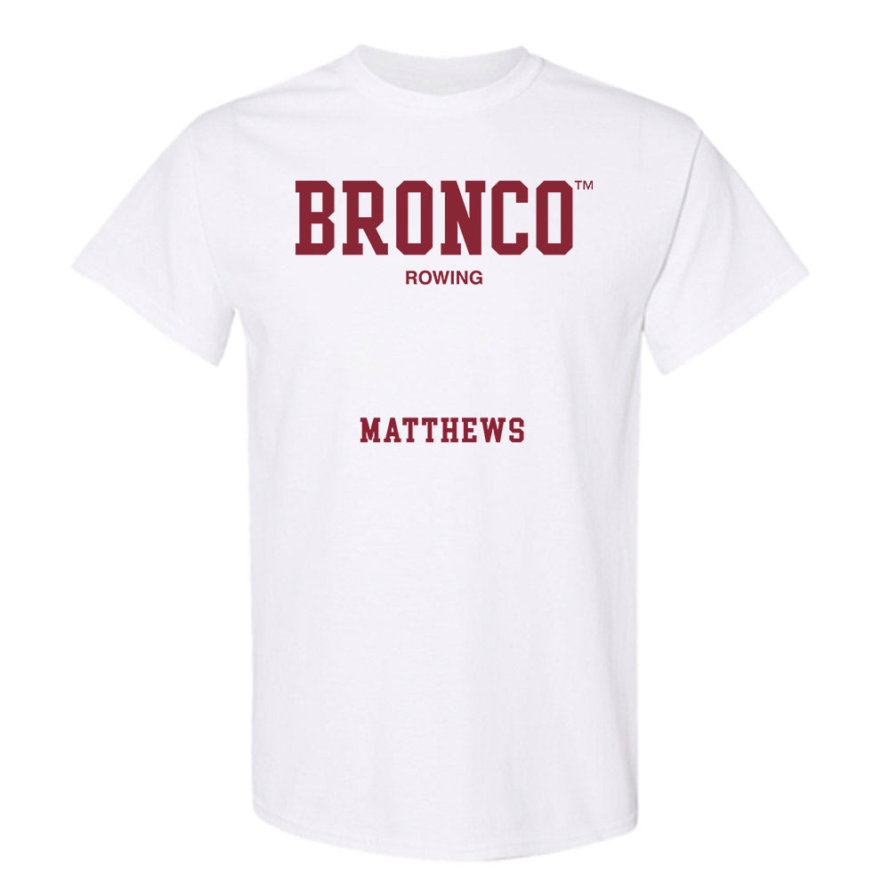 SCU - NCAA Women's Rowing : Dominique Matthews - Classic Fashion Shersey T-Shirt-0