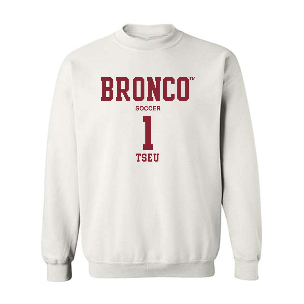 SCU - NCAA Men's Soccer : Carter Tseu - Classic Fashion Shersey Crewneck Sweatshirt-0