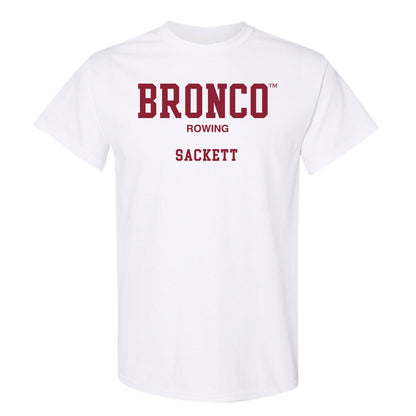 SCU - NCAA Men's Rowing : Sam Sackett - Classic Fashion Shersey T-Shirt-0