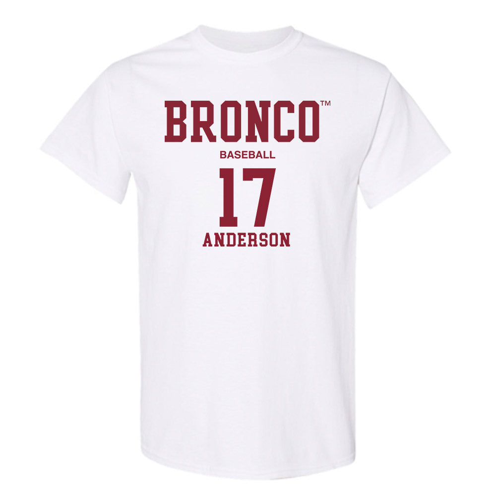 SCU - NCAA Baseball : Will Anderson - Classic Fashion Shersey T-Shirt-0