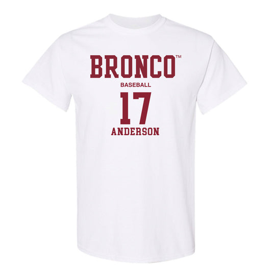 SCU - NCAA Baseball : Will Anderson - Classic Fashion Shersey T-Shirt-0