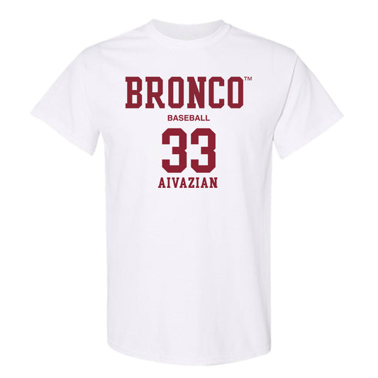 SCU - NCAA Baseball : Robert Aivazian - Classic Fashion Shersey T-Shirt-0