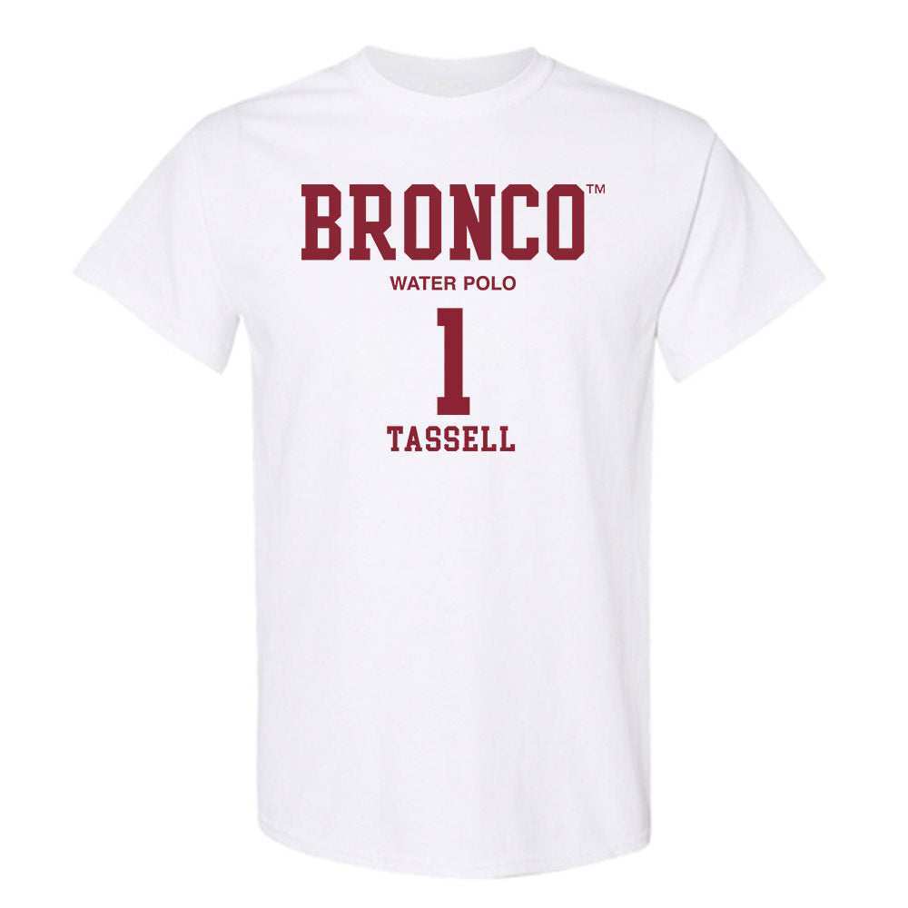 SCU - NCAA Women's Water Polo : Haley Tassell - Classic Fashion Shersey T-Shirt-0