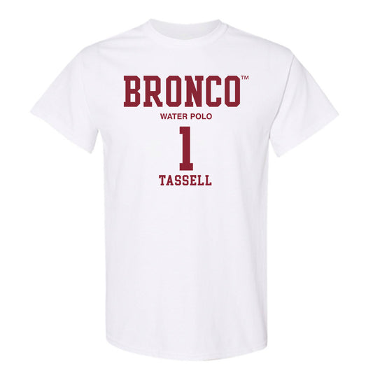 SCU - NCAA Women's Water Polo : Haley Tassell - Classic Fashion Shersey T-Shirt-0
