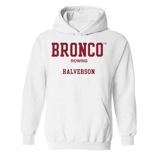 SCU - NCAA Men's Rowing : Jack Halverson - Classic Fashion Shersey Hooded Sweatshirt-0