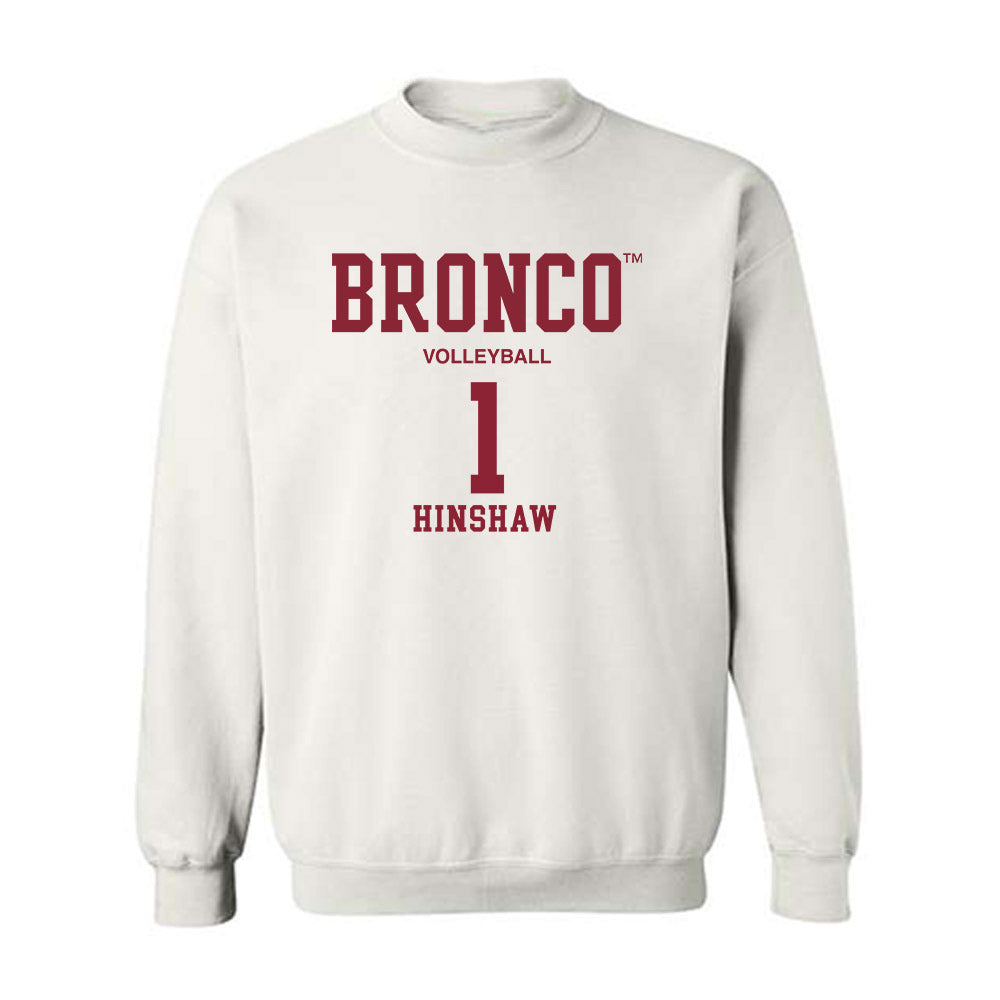 SCU - NCAA Women's Volleyball : Macy Hinshaw - Classic Fashion Shersey Crewneck Sweatshirt-0