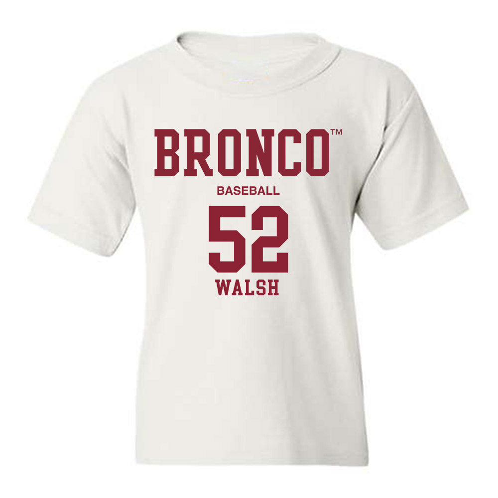 SCU - NCAA Baseball : Waylon Walsh - Classic Fashion Shersey Youth T-Shirt-0