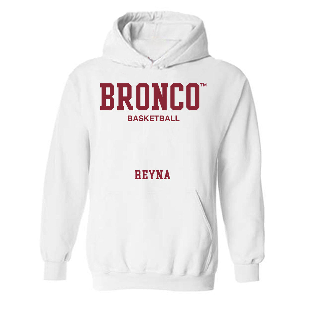 SCU - Men's Basketball Legends : Juan Reyna - Classic Fashion Shersey Hooded Sweatshirt-0