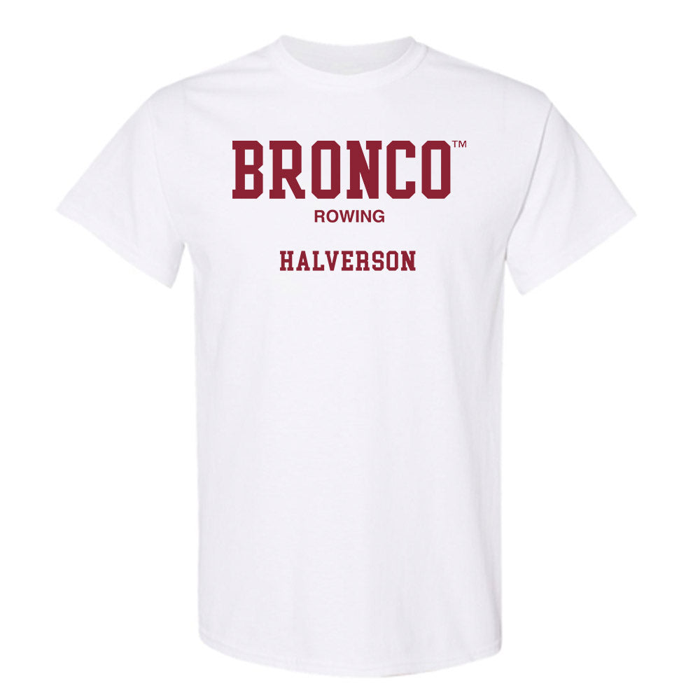 SCU - NCAA Men's Rowing : Jack Halverson - Classic Fashion Shersey T-Shirt-0