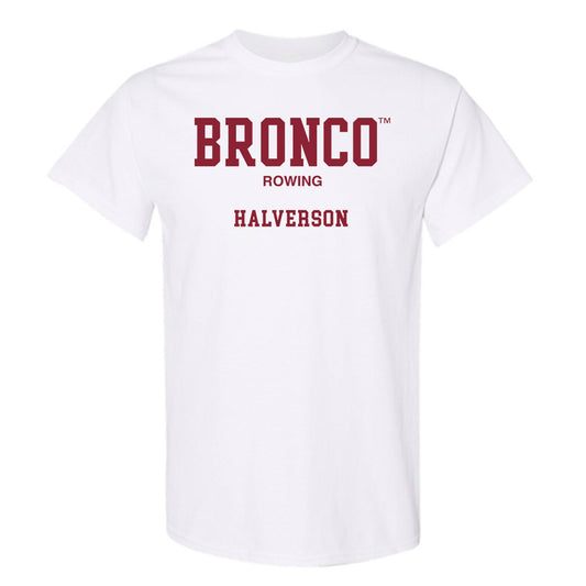 SCU - NCAA Men's Rowing : Jack Halverson - Classic Fashion Shersey T-Shirt-0