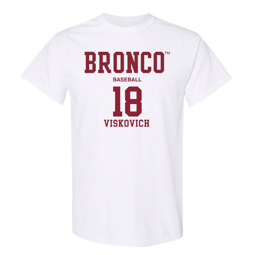SCU - NCAA Baseball : Bryant Viskovich - Classic Fashion Shersey T-Shirt-0