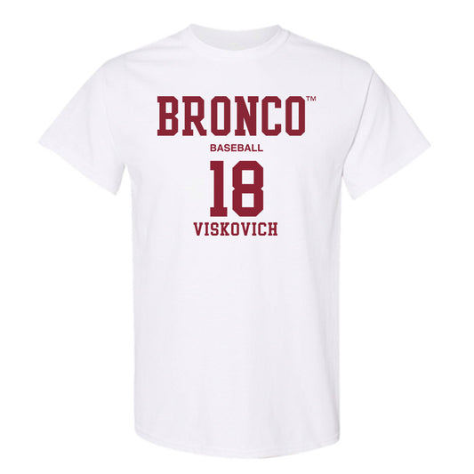 SCU - NCAA Baseball : Bryant Viskovich - Classic Fashion Shersey T-Shirt-0