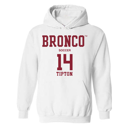 SCU - NCAA Men's Soccer : Tyler Tipton - Classic Fashion Shersey Hooded Sweatshirt-0