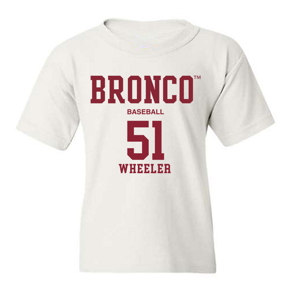 SCU - NCAA Baseball : Mace Wheeler - Classic Fashion Shersey Youth T-Shirt-0