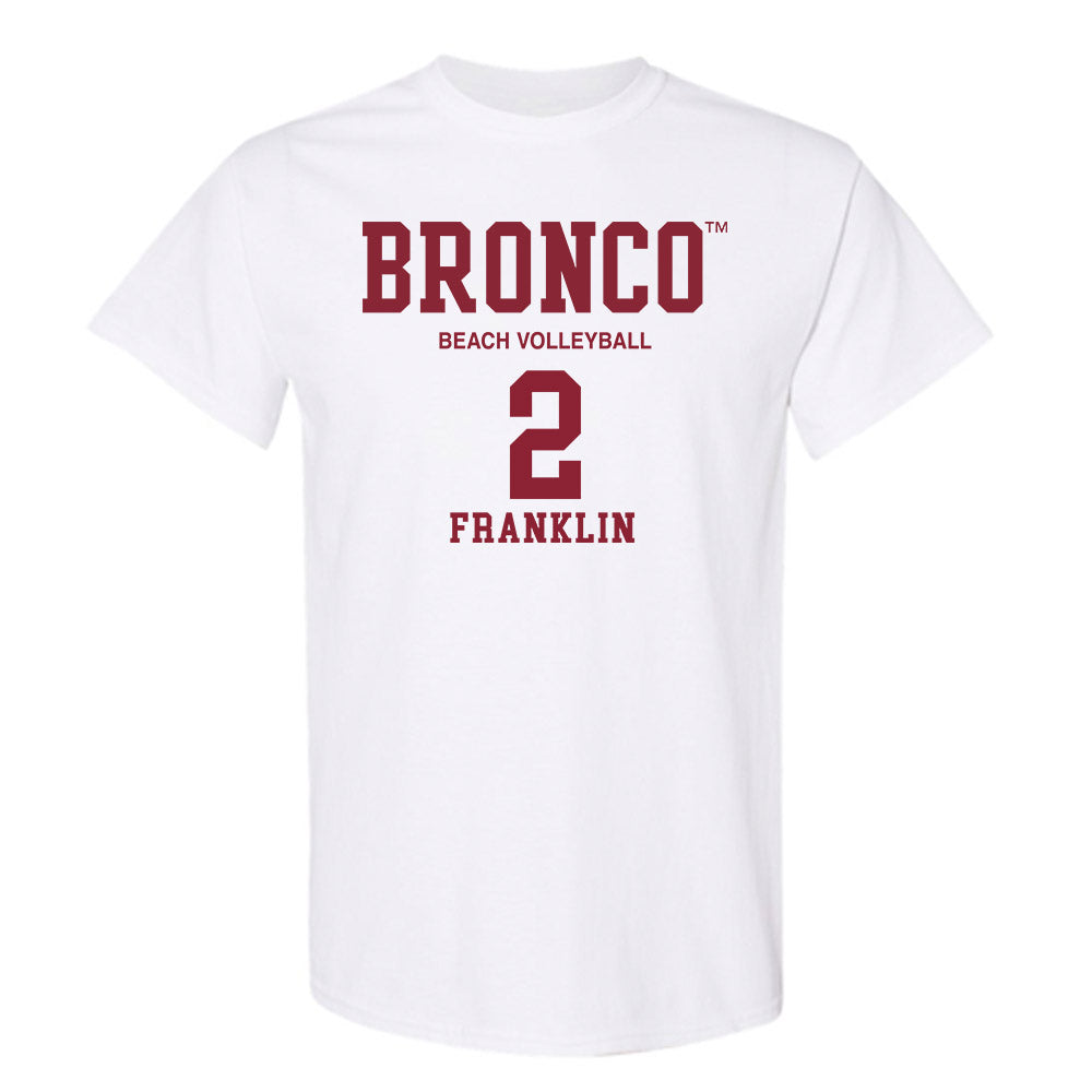 SCU - NCAA Beach Volleyball : Alex Franklin - Classic Fashion Shersey T-Shirt-0