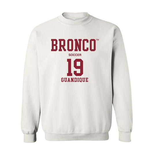 SCU - NCAA Men's Soccer : Josmar Guandique - Classic Fashion Shersey Crewneck Sweatshirt-0