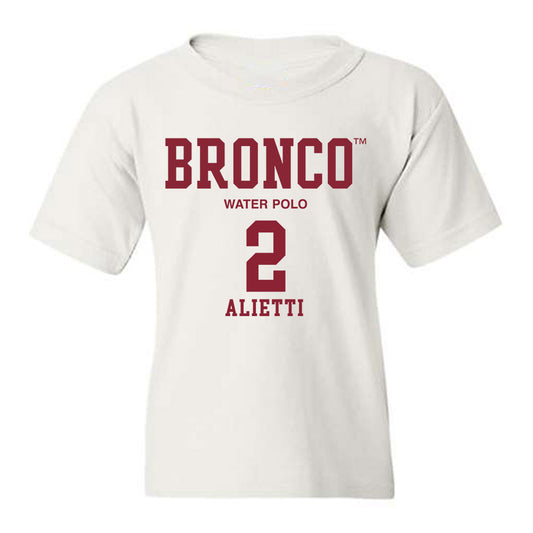 SCU - NCAA Men's Water Polo : Jason Alietti - Classic Fashion Shersey Youth T-Shirt-0
