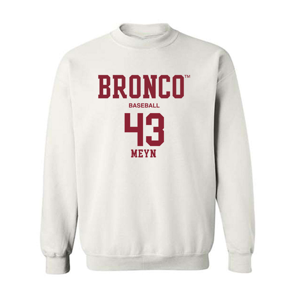SCU - NCAA Baseball : RJ Meyn - Classic Fashion Shersey Crewneck Sweatshirt-0