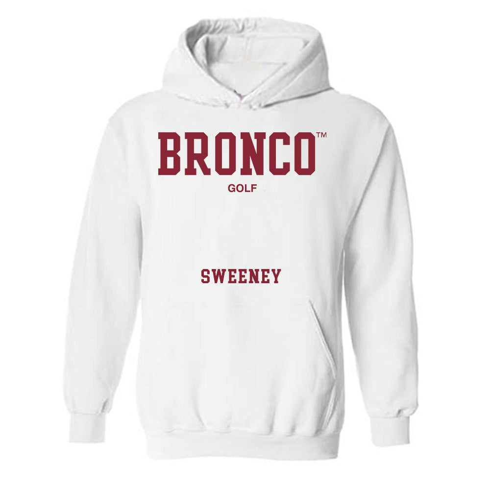 SCU - NCAA Men's Golf : Tucker Sweeney - Classic Fashion Shersey Hooded Sweatshirt-0