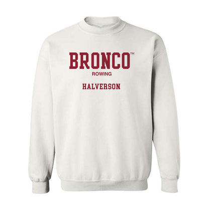 SCU - NCAA Men's Rowing : Jack Halverson - Classic Fashion Shersey Crewneck Sweatshirt-0