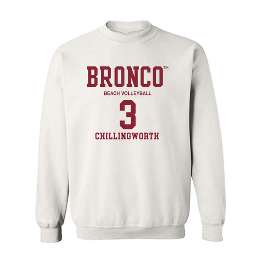 SCU - NCAA Beach Volleyball : Kawena Chillingworth - Classic Fashion Shersey Crewneck Sweatshirt-0