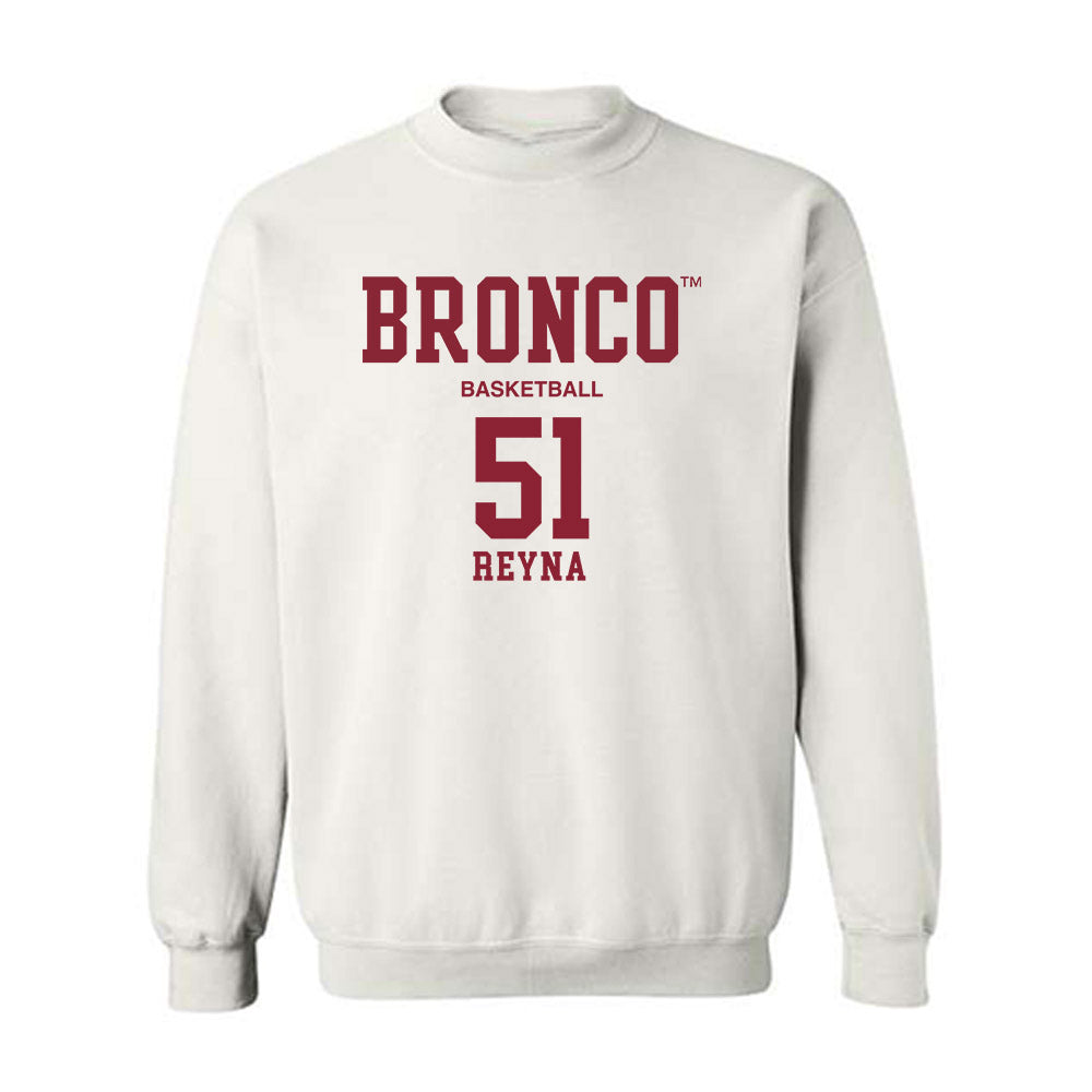 SCU - NCAA Men's Basketball : Juan Reyna - Classic Fashion Shersey Crewneck Sweatshirt-0