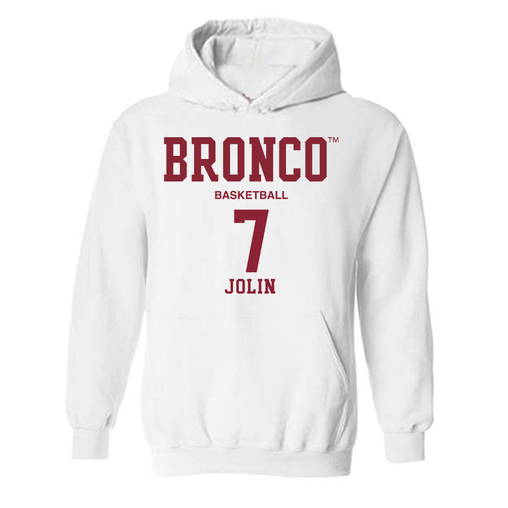 SCU - NCAA Men's Basketball : Eli Jolin - Classic Fashion Shersey Hooded Sweatshirt-0