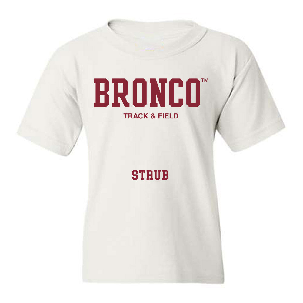 SCU - NCAA Men's Track & Field : Coen Strub - Classic Fashion Shersey Youth T-Shirt-0