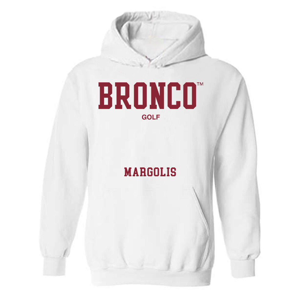 SCU - NCAA Men's Golf : Max Margolis - Classic Fashion Shersey Hooded Sweatshirt-0