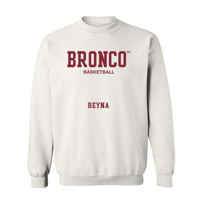SCU - Men's Basketball Legends : Juan Reyna - Classic Fashion Shersey Crewneck Sweatshirt-0