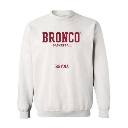 SCU - Men's Basketball Legends : Juan Reyna - Classic Fashion Shersey Crewneck Sweatshirt-0