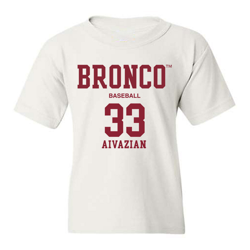SCU - NCAA Baseball : Robert Aivazian - Classic Fashion Shersey Youth T-Shirt-0