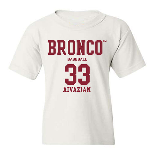 SCU - NCAA Baseball : Robert Aivazian - Classic Fashion Shersey Youth T-Shirt-0