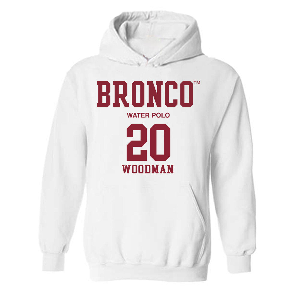 SCU - NCAA Men's Water Polo : Hank Woodman - Classic Fashion Shersey Hooded Sweatshirt-0