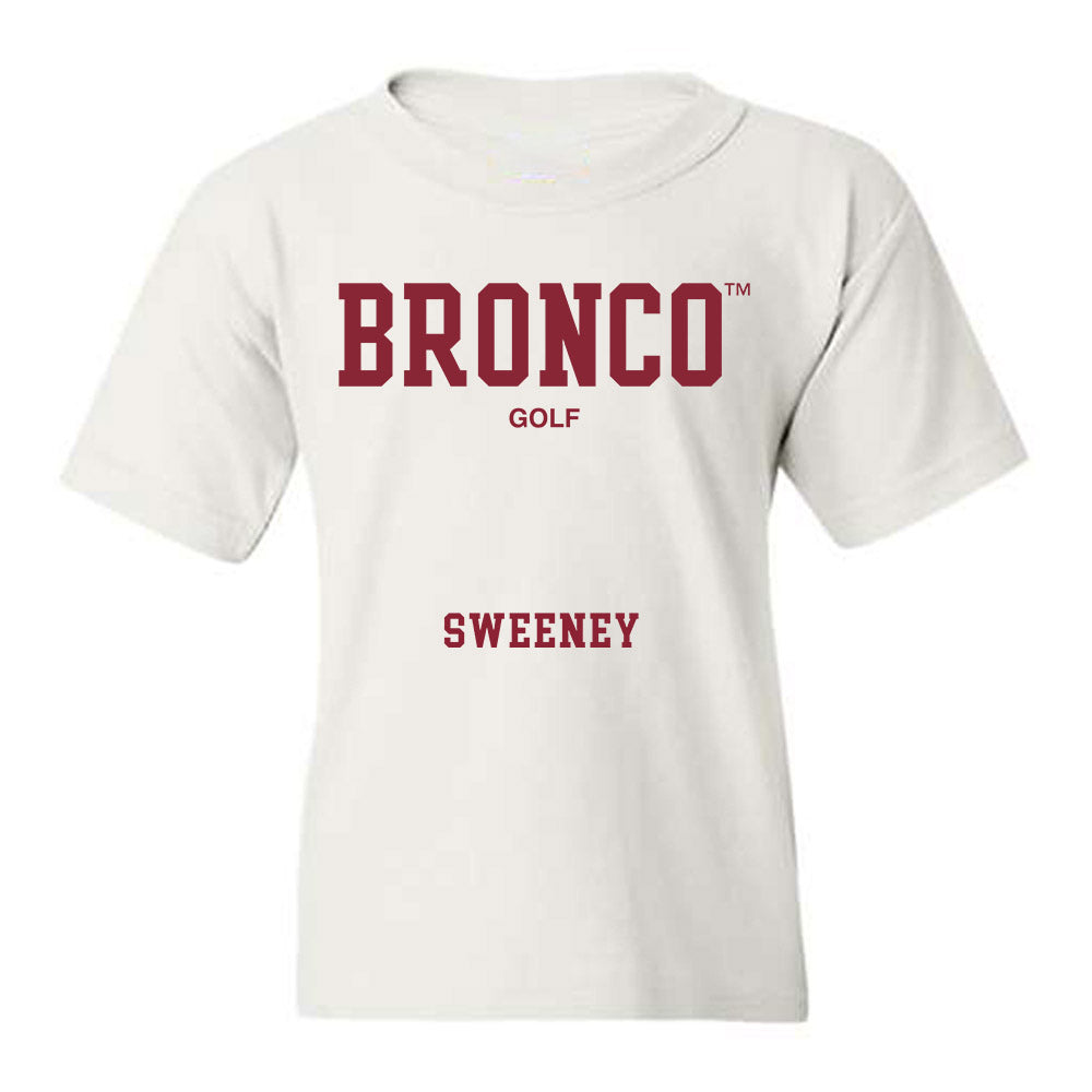 SCU - NCAA Men's Golf : Tucker Sweeney - Classic Fashion Shersey Youth T-Shirt-0