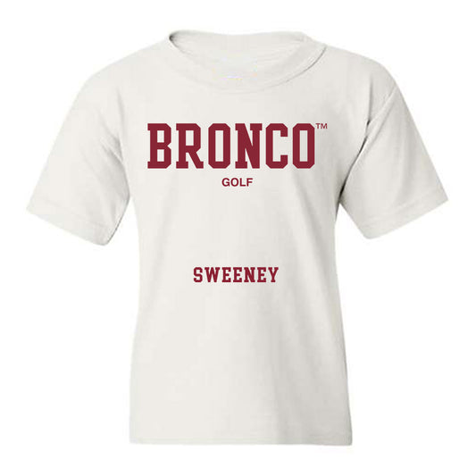 SCU - NCAA Men's Golf : Tucker Sweeney - Classic Fashion Shersey Youth T-Shirt-0