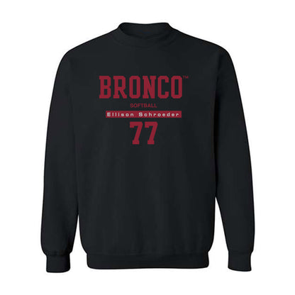 SCU - NCAA Softball : Ellison Schroeder - Classic Fashion Shersey Crewneck Sweatshirt-0