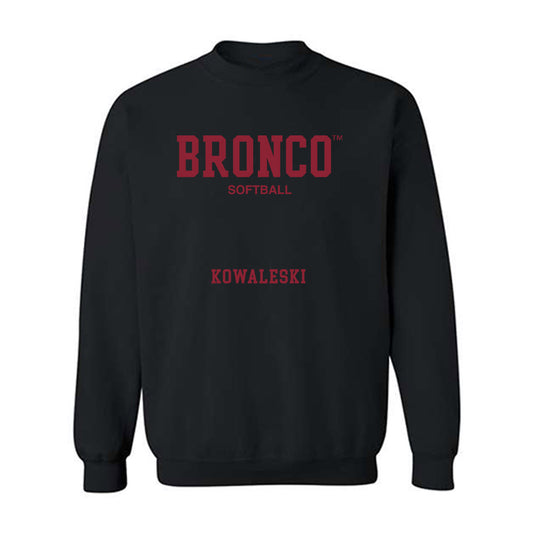 SCU - Softball Legends : Cienna Kowaleski - Classic Fashion Shersey Crewneck Sweatshirt-0
