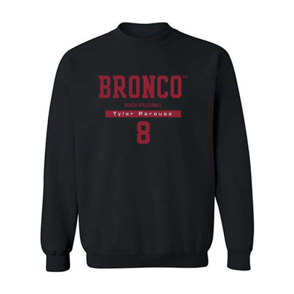 SCU - NCAA Beach Volleyball : Tyler Parouse - Classic Fashion Shersey Crewneck Sweatshirt-0