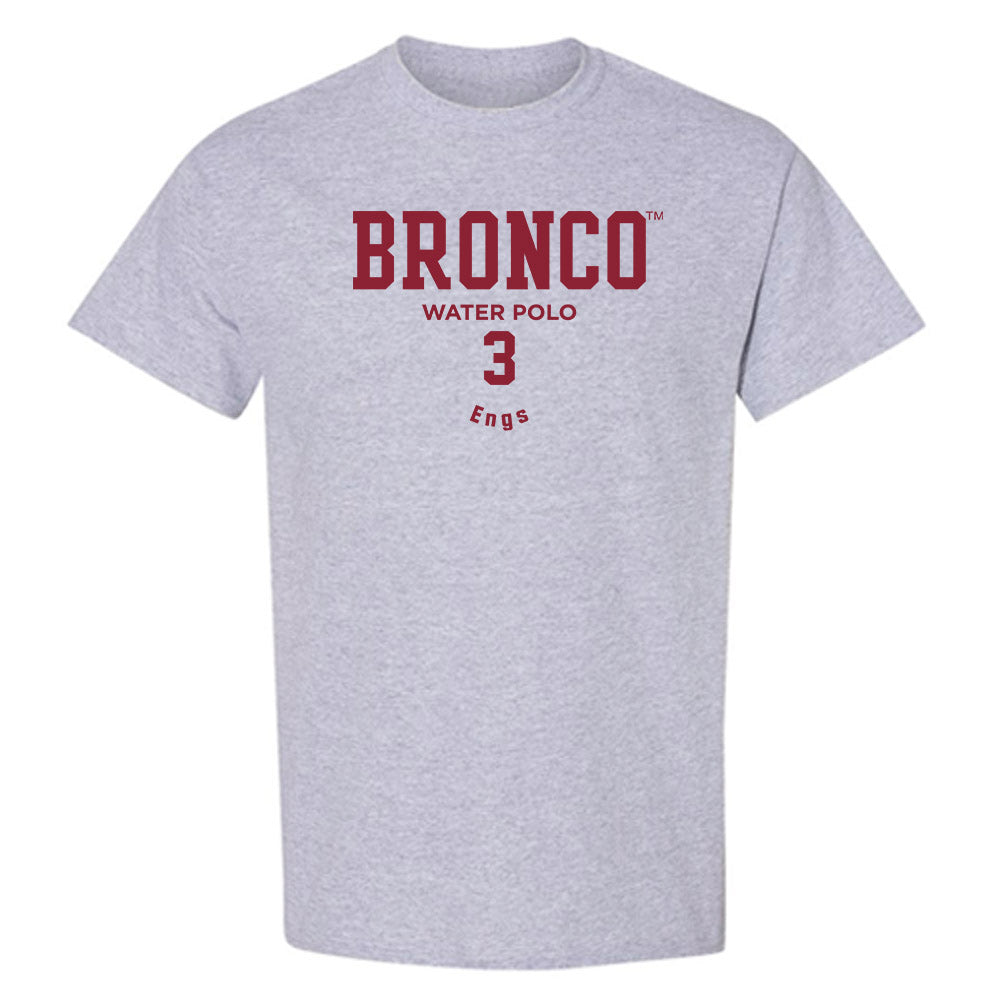 SCU - NCAA Men's Water Polo : Henry Engs - Classic Fashion Shersey T-Shirt-0