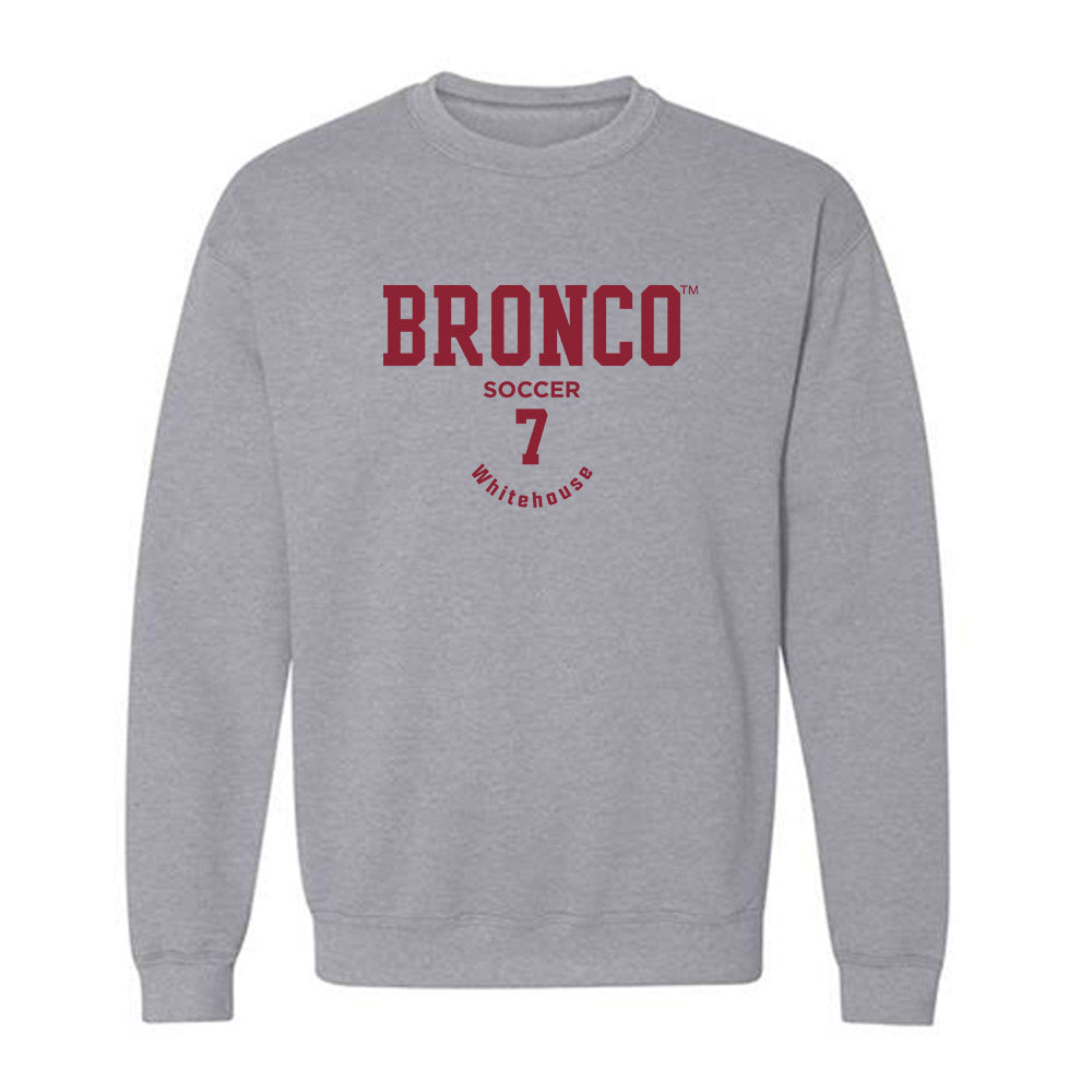 SCU - NCAA Women's Soccer : Addison Whitehouse - Classic Fashion Shersey Crewneck Sweatshirt-0