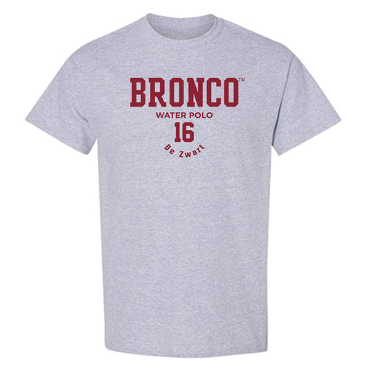 SCU - NCAA Men's Water Polo : Jamie De Zwart - Classic Fashion Shersey T-Shirt-0