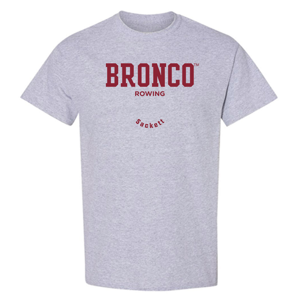 SCU - NCAA Men's Rowing : Sam Sackett - Classic Fashion Shersey T-Shirt-0