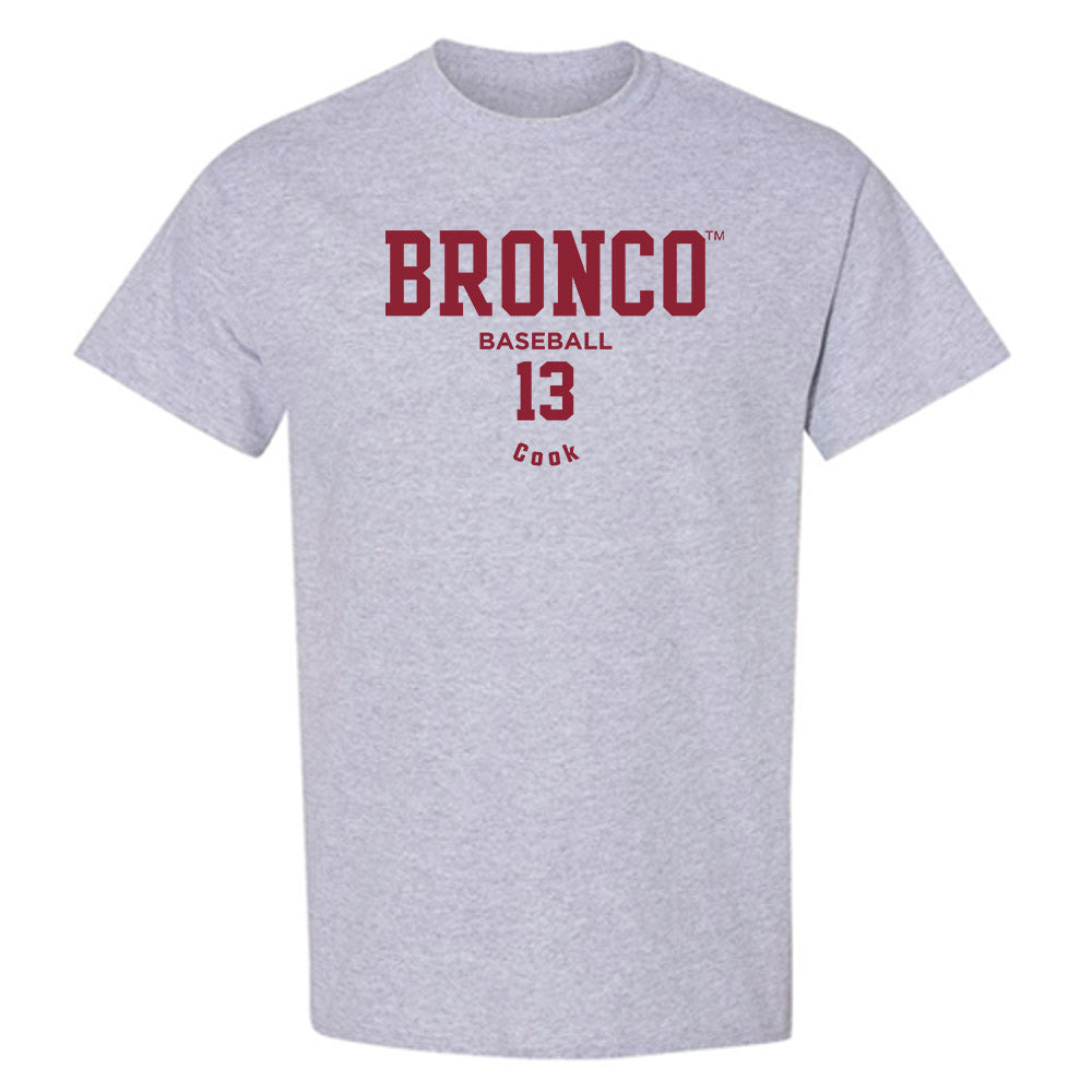 SCU - NCAA Baseball : Jackson Cook - Classic Fashion Shersey T-Shirt-0