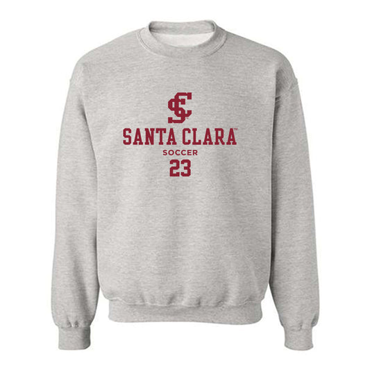 SCU - NCAA Men's Soccer : Bradley Roberson - Classic Fashion Shersey Crewneck Sweatshirt-0