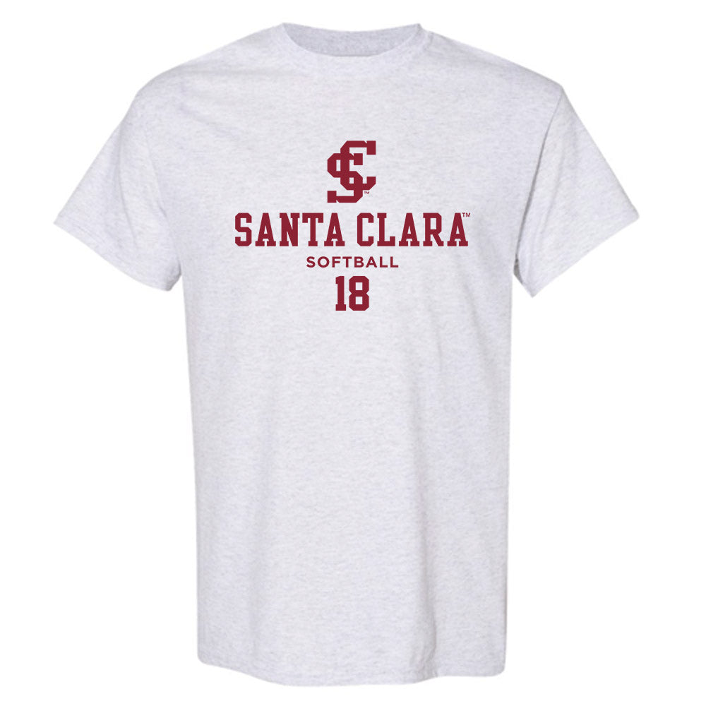 SCU - NCAA Softball : Claire Krotine - Classic Fashion Shersey T-Shirt-0