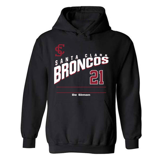SCU - NCAA Men's Water Polo : Riccardo De Simon - Classic Fashion Shersey Hooded Sweatshirt-0