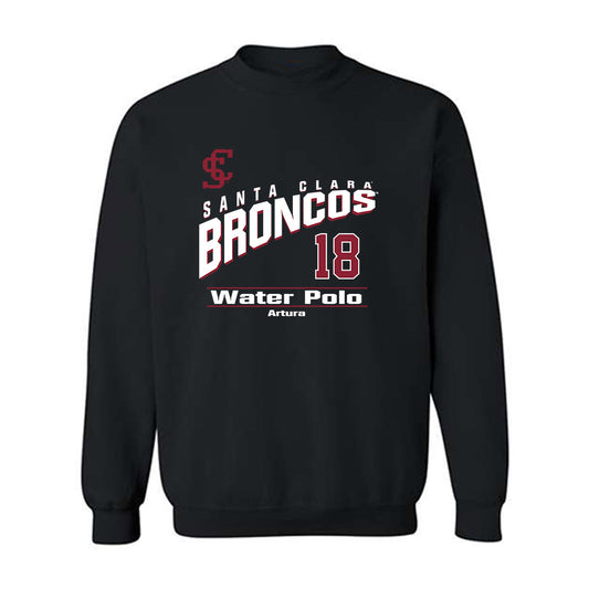 SCU - NCAA Women's Water Polo : Reese Artura - Classic Fashion Shersey Crewneck Sweatshirt-0